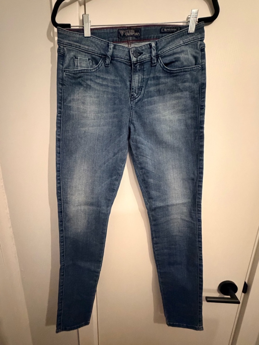 GUESS Women's Brittney Skinny Light Blue Denim Jeans